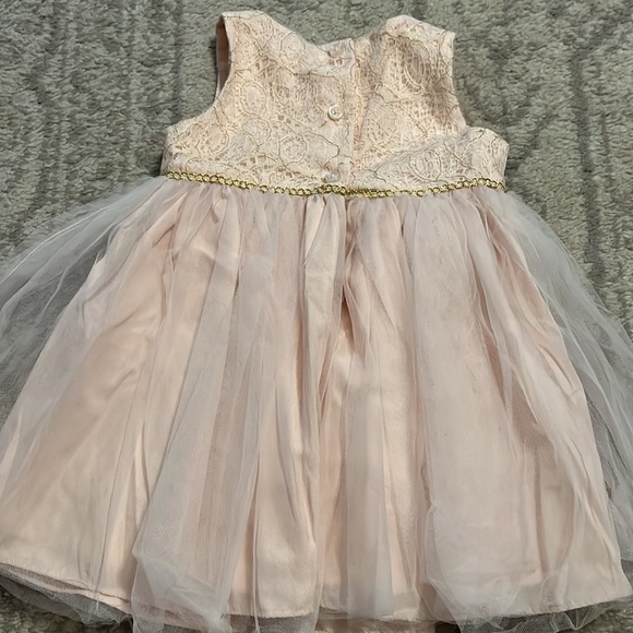 18 M Pink and Gold Dress - Picture 5 of 6